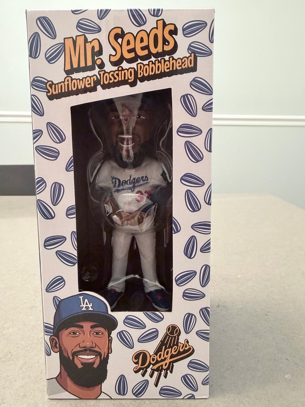 Teoscar Hernandez Mr Seeds Dodgers 2026 SGA Bobblehead NEW and UNOPENED